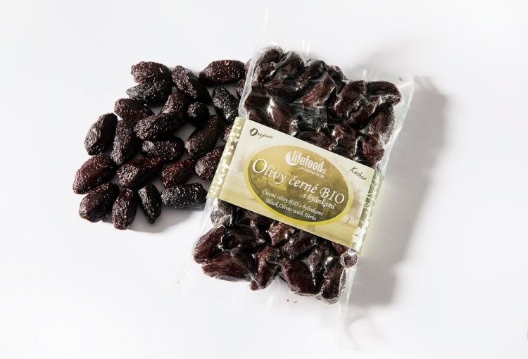 Masline Negre Botija cu samburi Raw Bio 